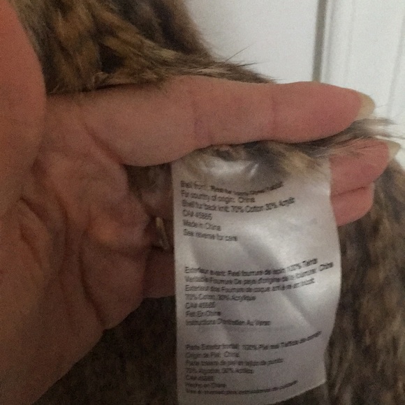 Michael Kors Hooded Fur Vest - Picture 3 of 5